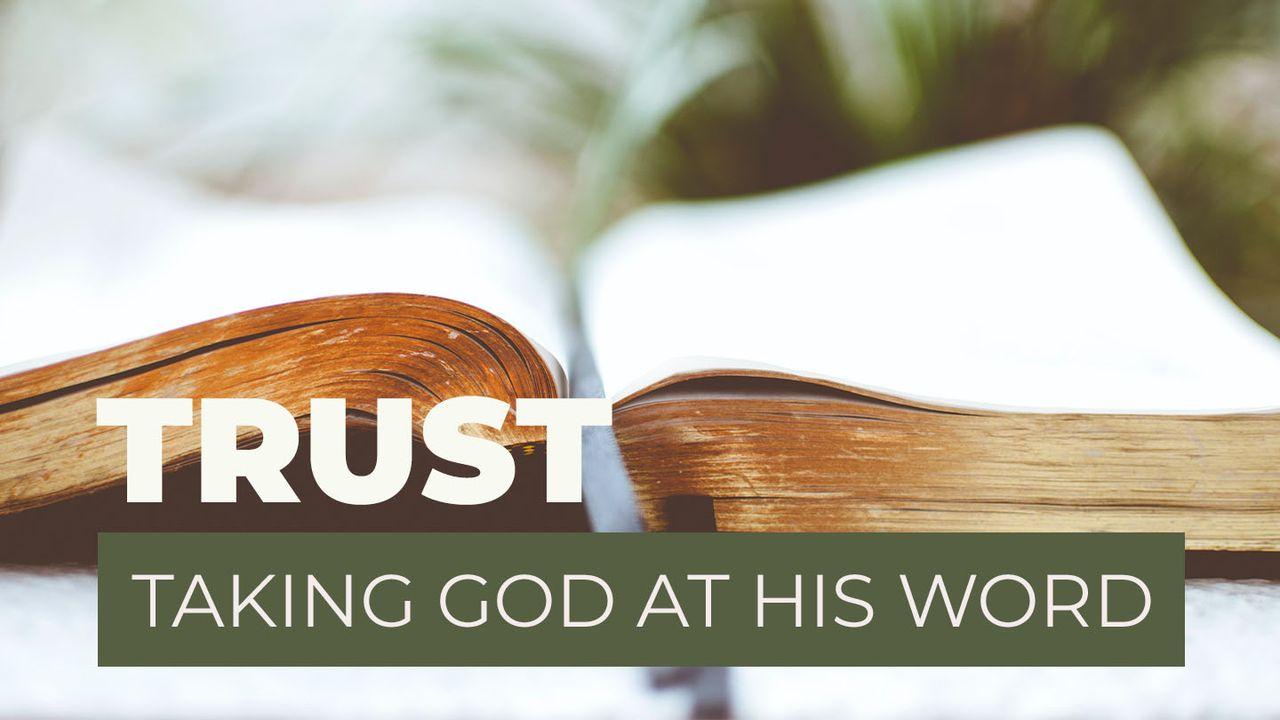 Trust - Taking God at His Word and Living Accordingly