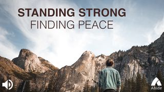 Standing Strong : Finding Peace Jérémie 29:11 Parole de Vie 2017