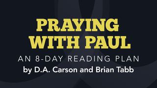 Praying With Paul  Romans 15:26 New International Version
