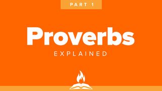 Proverbs Proverbs 1:1, 7 English Standard Version 2016