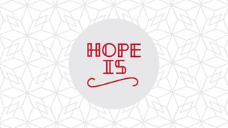 Hope Is Psalms 33:18 New International Version
