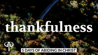 Thankfulness Psalms 103:2-4 New International Version