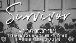 Survivor, a Three-Day Devotional by Brian Johnson and Zach Williams Jesaja 53:5 BasisBijbel