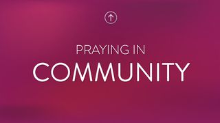 Praying In Community Hebrews 10:19-25 Amplified Bible