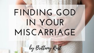 Finding God In Your Miscarriage John 11:35 King James Version