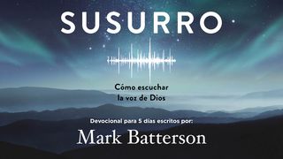Susurro: Cómo escuchar la voz de Dios Salmo 32:7 Nueva Versión Internacional - Español