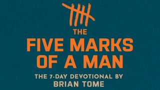 The Five Marks of a Man Seven Day Devotion by Brian Tome MATTEUS 7:13 Afrikaans 1983