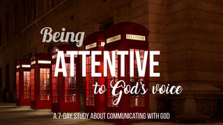 Being Attentive To God's Voice Psalm 32:11 King James Version