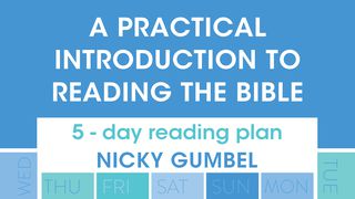 5 Days – An Introduction To Reading The Bible James 4:4-10 The Message