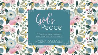 God’s Peace Psalms 119:50 New International Version