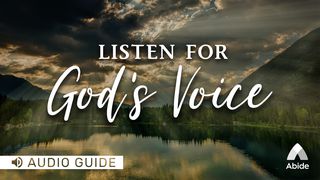 Listen For God's Voice John 10:27 New American Standard Bible - NASB 1995