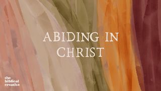 Abiding In Christ Psalms 25:15 New Living Translation