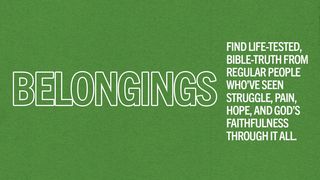 Belongings 1 Kings 18:45-46 The Message