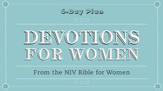 Devotions & Reflections for Women 1 Chronicles 29:14-19 The Message