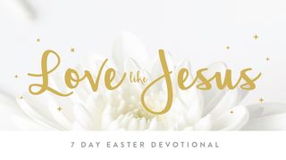 Love Like Jesus: 7 Day Easter Devotional John 13:21-30 Amplified Bible