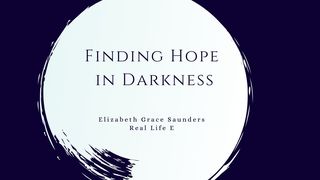 Finding Hope in Darkness Malachie 3:10 Parole de Vie 2017