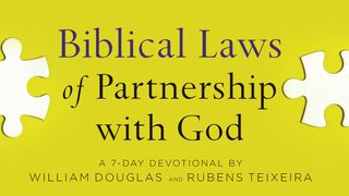 Biblical Laws of Partnership with God Hebrews 12:13 New Living Translation