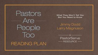 Pastors Are People Too テサロニケ人への手紙Ⅰ 5:14 リビングバイブル