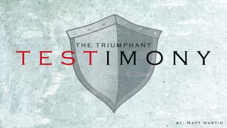 The Triumphant Testimony Job 2:10 New International Version