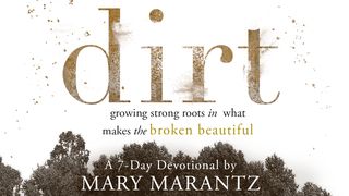 Dirt by Mary Marantz Psalms 30:11-12 The Message