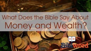 Money and Wealth 1 Timothy 6:13-16 The Message