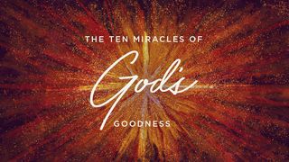 The Ten Miracles of God's Goodness Psalms 23:4 The Message