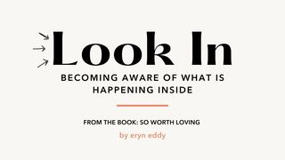 Look In: Becoming Aware of What's Happening Inside Jeremiah 29:13-14 The Message