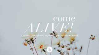 Come Alive Ezekiel 37:12-14 New International Version