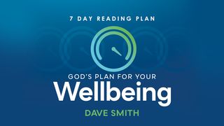 God's Plan For Your Wellbeing 1 Kings 17:5-6 The Message