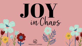 Joy in Chaos Proverbs 19:20 The Message