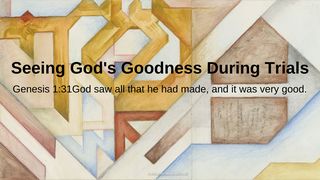 Seeing God's Goodness During Trials Genesis 9:16 King James Version