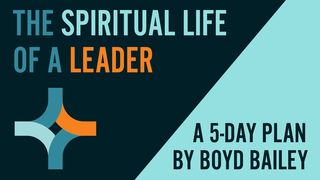 The Spiritual Life of a Leader Luke 13:8-9 The Message