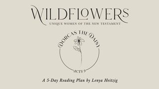 Wildflowers: Week One / Dorcas the Daisy Acts of the Apostles 3:7-8 New Living Translation