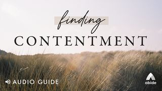 Finding Contentment 1 Timothy 6:6-8 The Message
