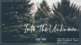 Into the Unknown Matthew 14:29-30 The Message