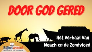 Door God gered. Het verhaal van Noach en de zondvloed. Genesis 1:30 Het Boek