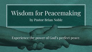 Wisdom for Peacemaking Matthew 10:16-20 English Standard Version 2016