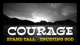Courage - Standing Tall - Trusting God Matthew 10:31 New International Version