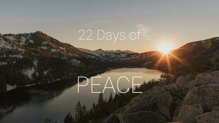 22 Days of Peace 1 Corinthians 14:33 Christian Standard Bible