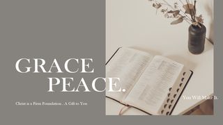 Grace & Peace Jeremiah 1:5 New American Standard Bible - NASB 1995
