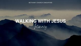 Walking With Jesus (Intimacy)  Isaiah 50:4 Amplified Bible