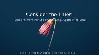 Consider the Lilies: Lessons From Nature on Growing Again After Loss Isaiah 35:3-4 The Message