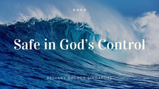 Safe in God's Control Luke 12:25-28 The Message