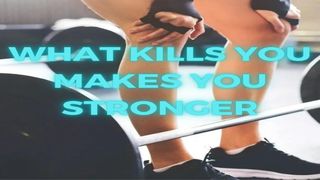 What Kills You Makes You Stronger 1 Corinthians 10:23 New International Version (Anglicised)
