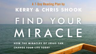 Find Your Miracle John 6:19 English Standard Version 2016