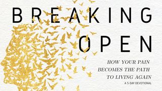 Breaking Open How Your Pain Becomes the Path to Living Again Psalms 77:13-15 The Message