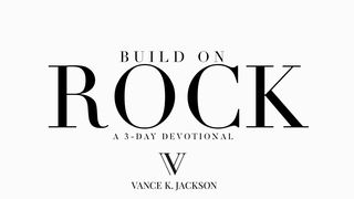 Build On Rock Jacques 4:8 Parole de Vie 2017