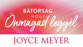 Bátorság Hogy Önmagad Legyél Jeremiás 1:5 Revised Hungarian Bible