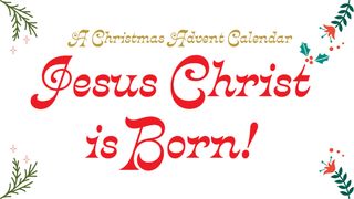 Christmas Advent Bible Reading Plan: Jesus Is Born Jeremiah 23:5-6 New International Version