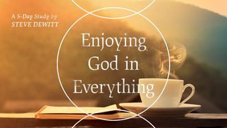 Enjoying God in Everything: A 5-Day Study by Steve Dewitt Exodus 33:21-23 The Message